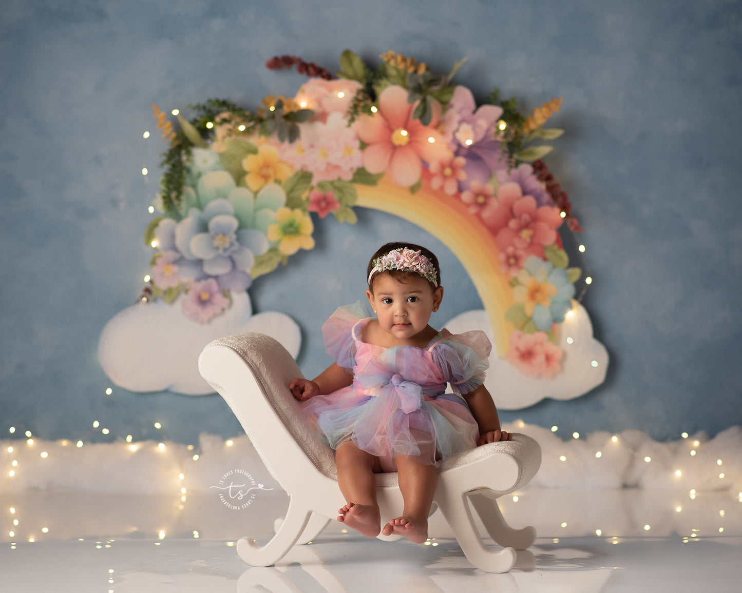 Rainbow Floral Fantasy