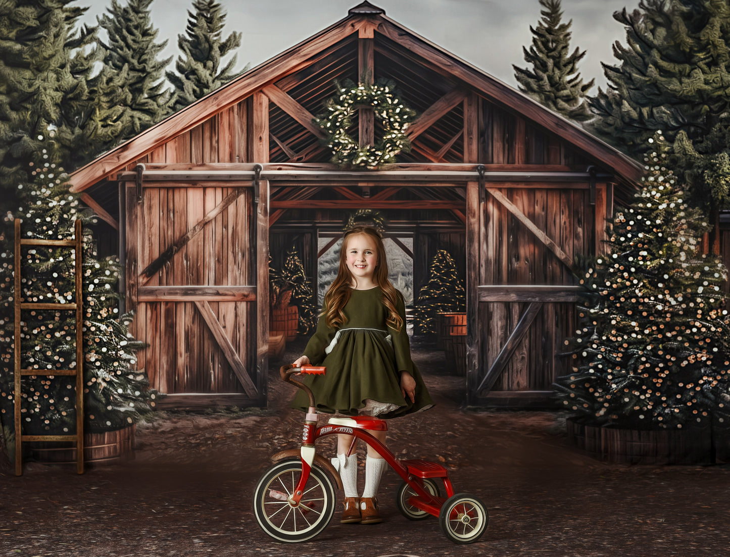 Rustic Country Tree Farm - with Sweep Option