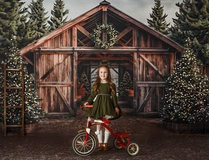 Rustic Country Tree Farm - with Sweep Option