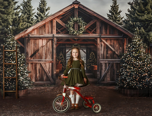 Rustic Country Tree Farm - with Sweep Option