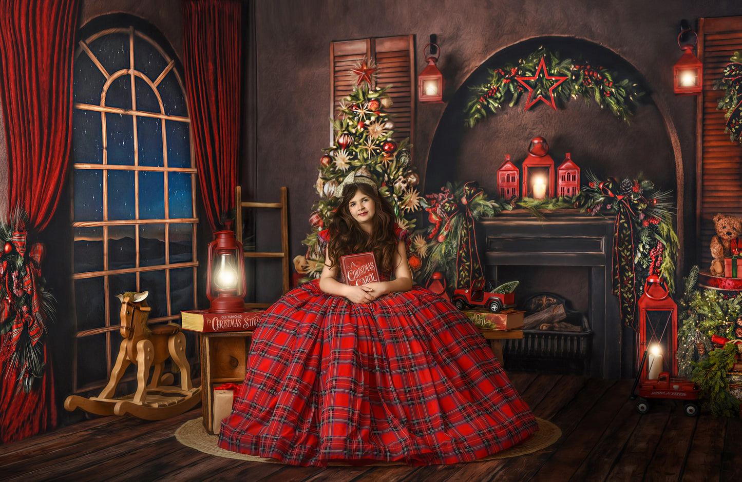 Elegant Fireside Mantle - Room