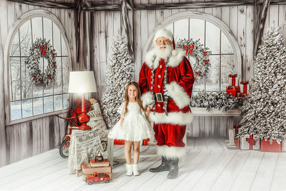 Farmhouse Christmas Window