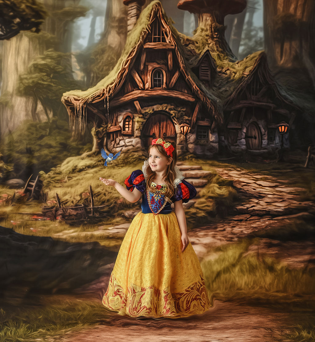 Seven Dwarfs' Cottage- With Sweep Option