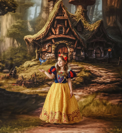 Seven Dwarfs' Cottage- With Sweep Option