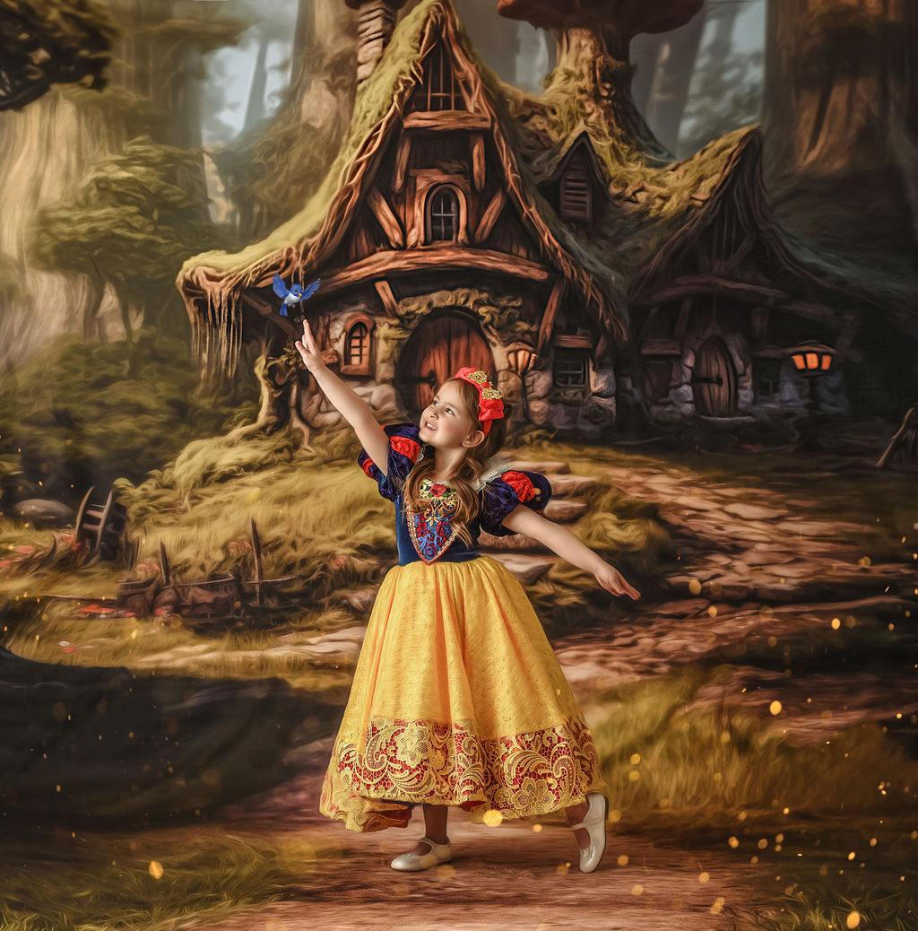 Seven Dwarfs' Cottage- With Sweep Option