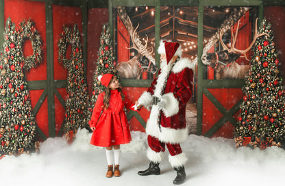 Jolly Reindeer Barn - With Reindeer - Room