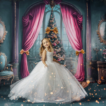 Christmas Wishes - All Blue - with Sweep Option