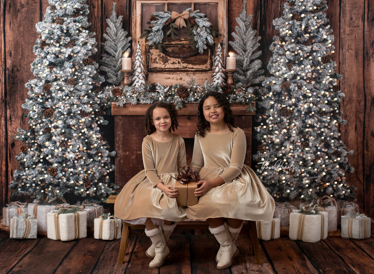 Rustic Country Lodge Mantle