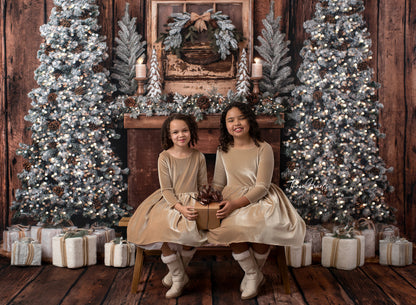 Rustic Country Lodge Mantle