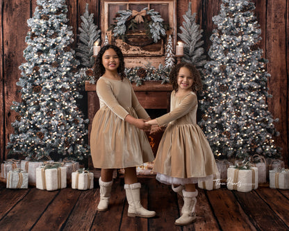 Rustic Country Lodge Mantle