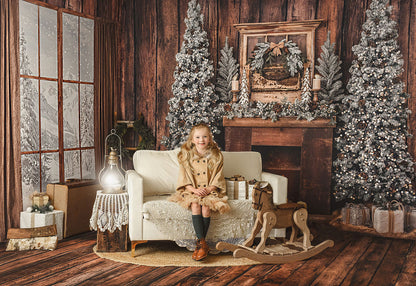 Rustic Country Lodge Mantle