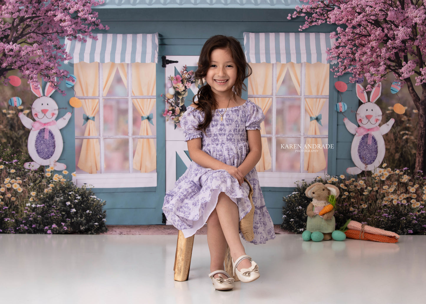 Spring in Bloom Bunny House