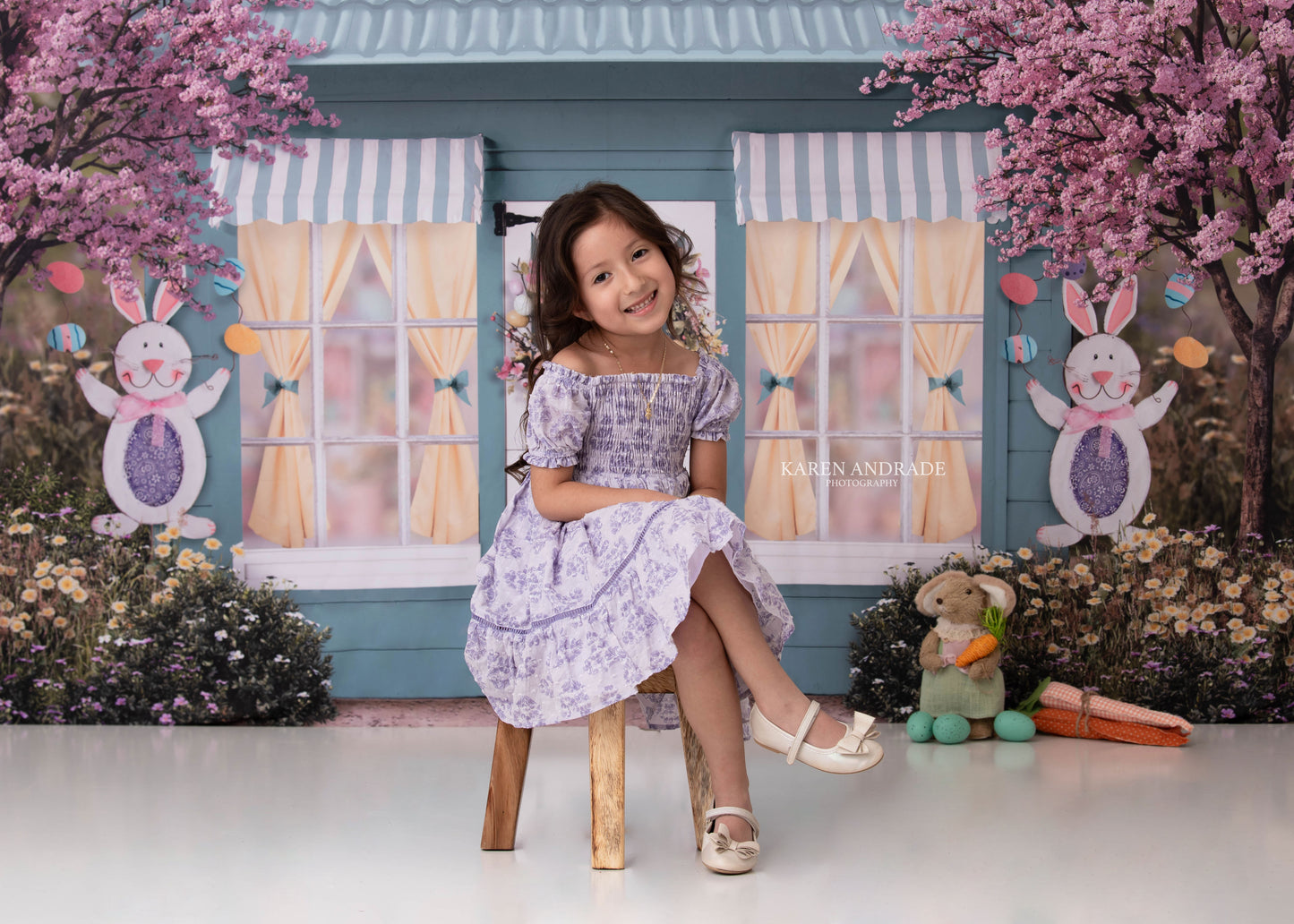 Spring in Bloom Bunny House