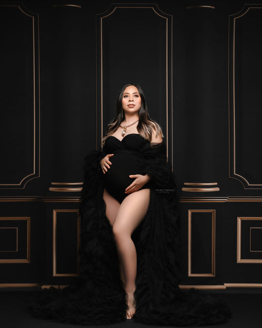 Dark Victorian Gold Wall - With Sweep Option