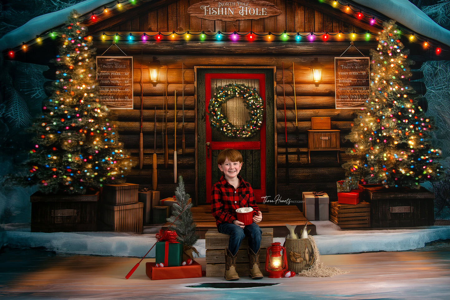 North Pole Fishin' Hole - Ice Version - With Sweep Option