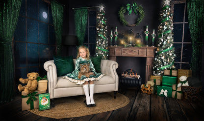 Serene Greens Mantle - Room