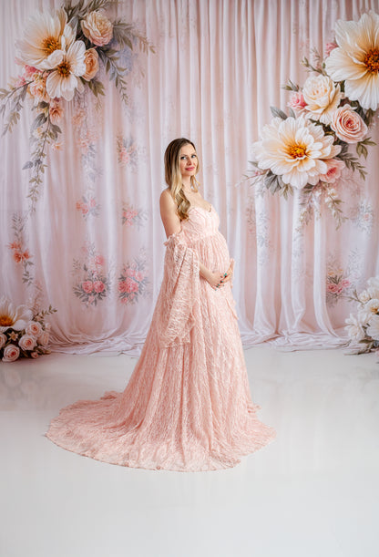 Draping Botanicals - With Sweep Option