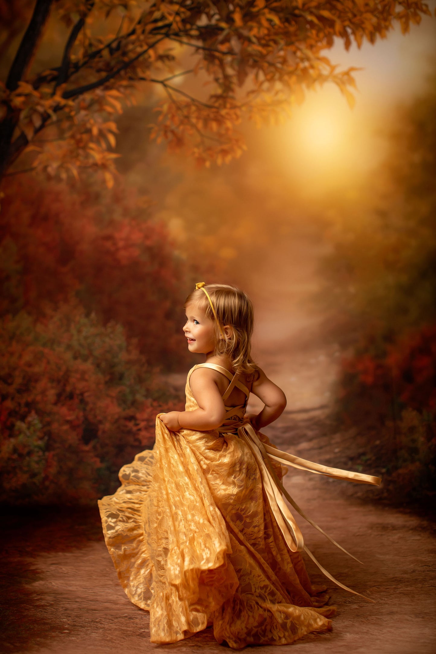 Dreamy Evening Path - With Sweep Option