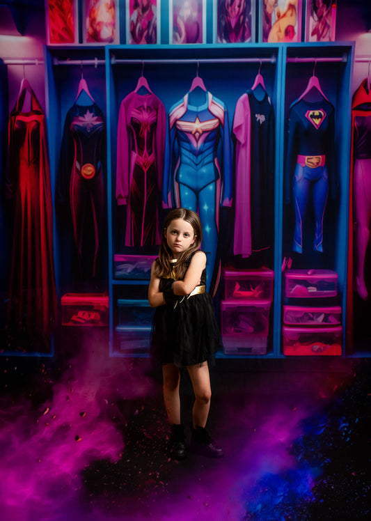 Dress Like A Super Girl- With Sweep Option