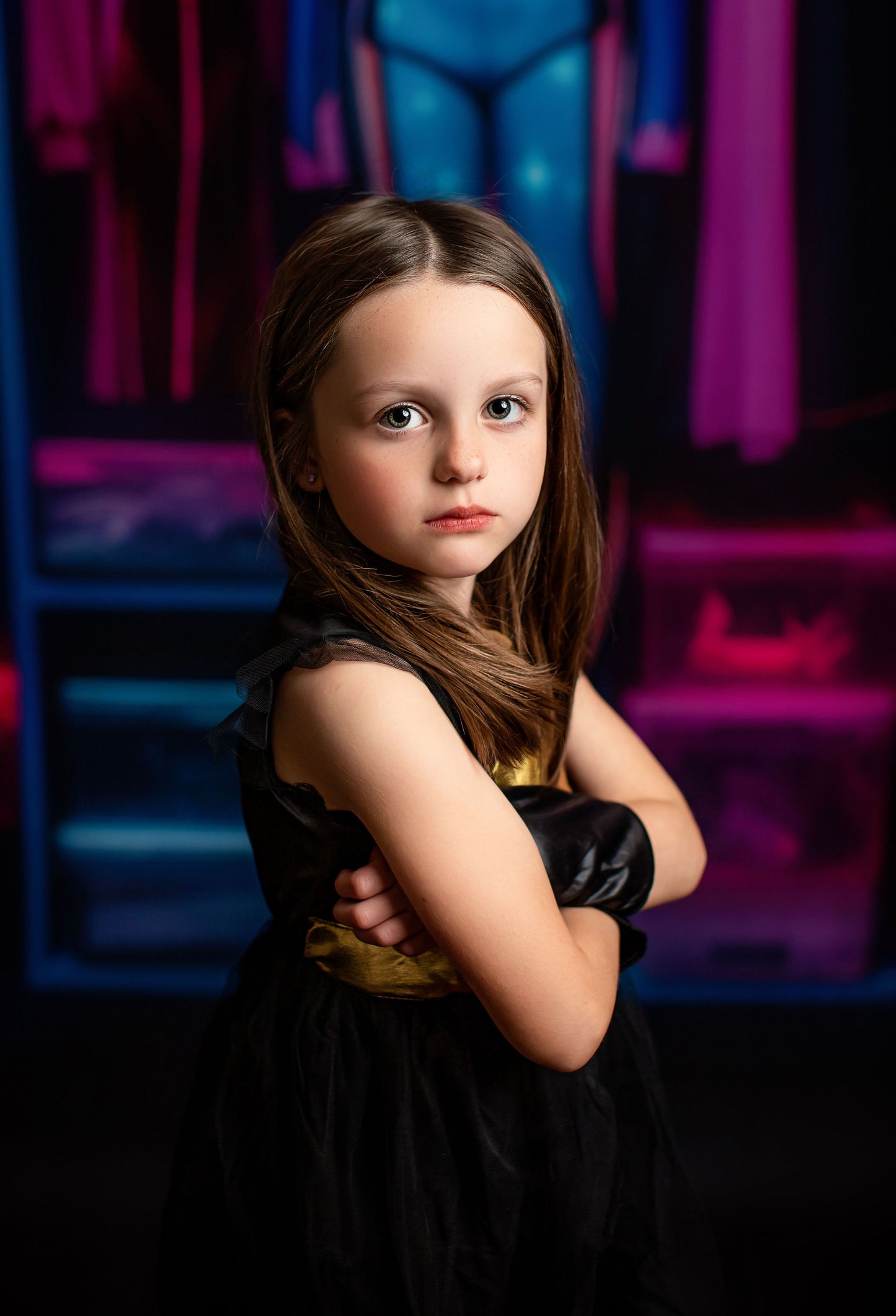 Dress Like A Super Girl- With Sweep Option