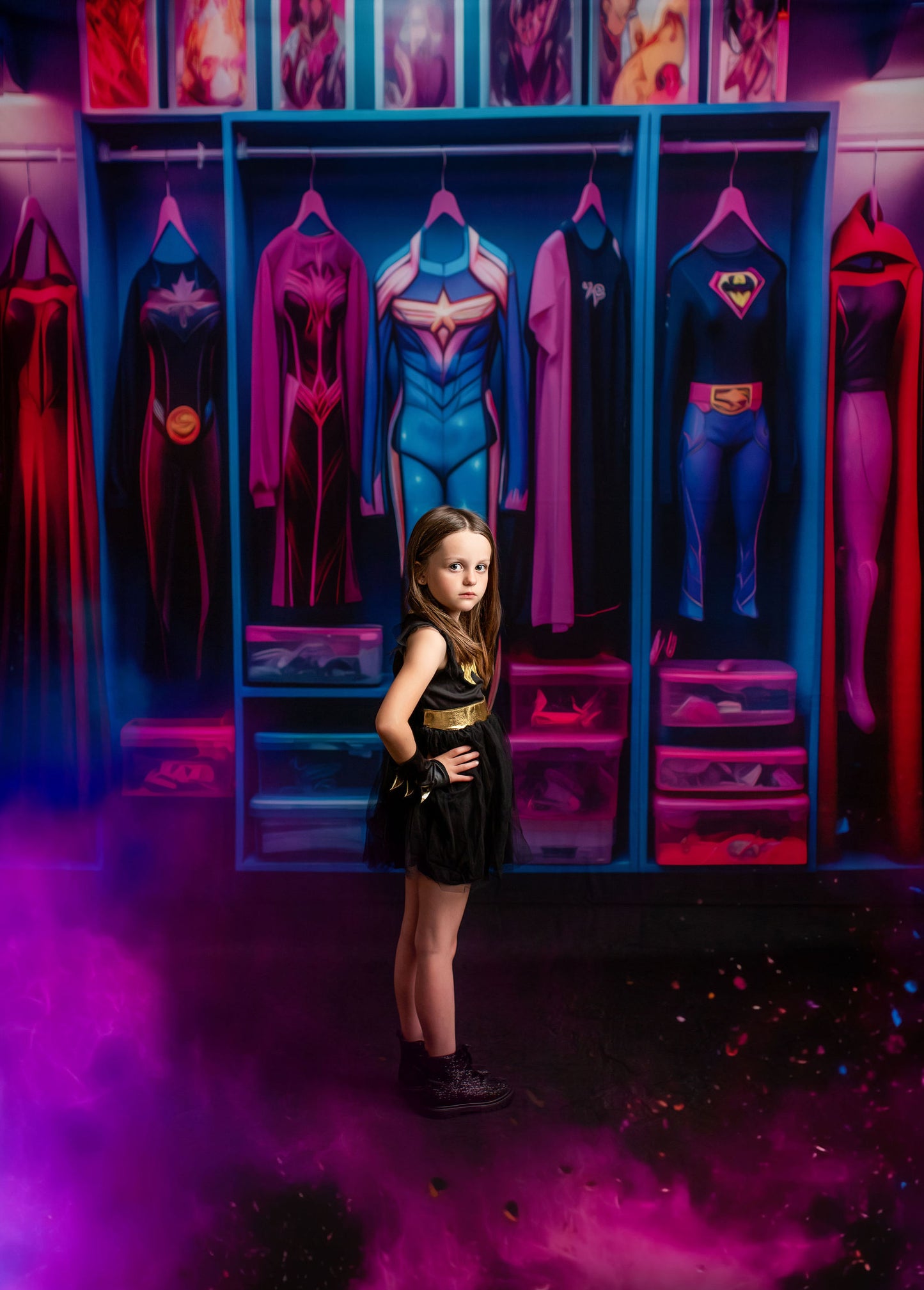 Dress Like A Super Girl- With Sweep Option