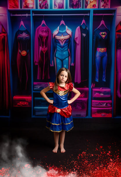 Dress Like A Super Girl- With Sweep Option