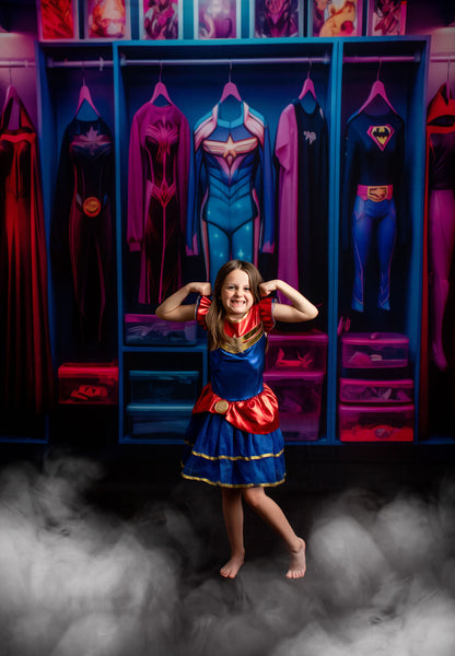 Dress Like A Super Girl- With Sweep Option