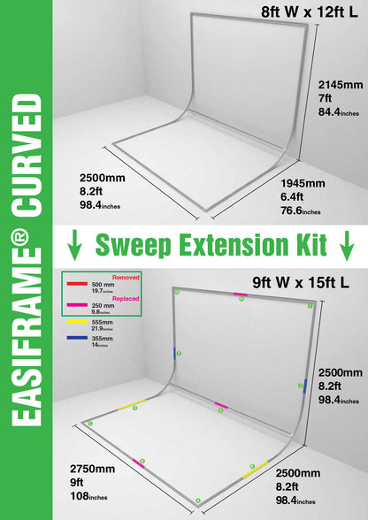 Easiframe Backdrop Sweep System