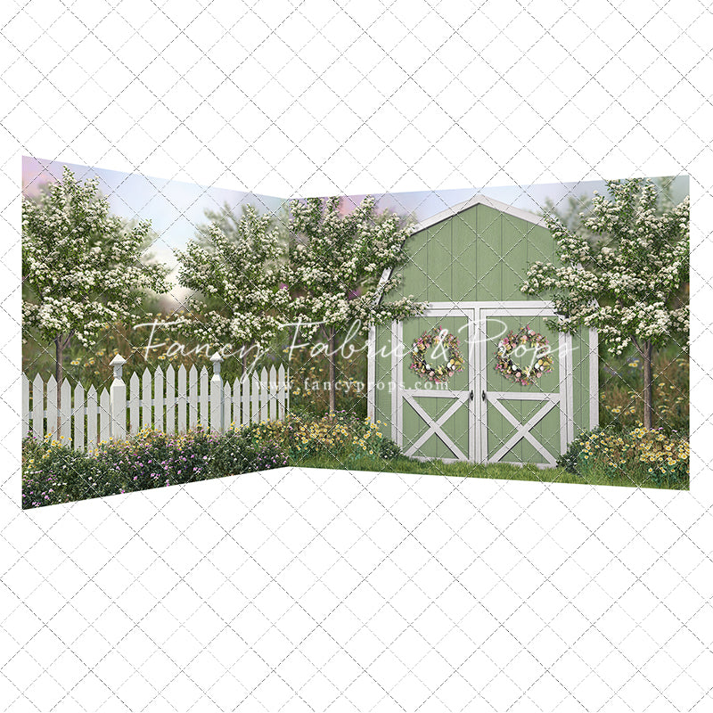 Easter Blossoms Barn 2pc Room
