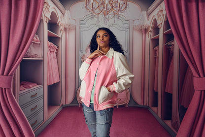 Elegant Armoire - Pink Floor Option - With Sweep Option