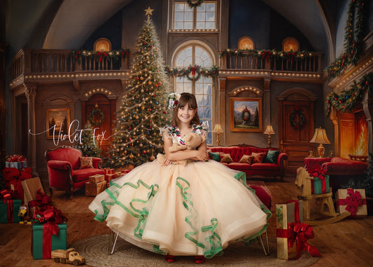 Elegant Christmas Chateau - with Sweep Option