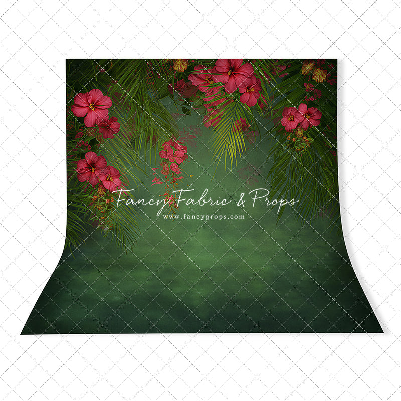 Emerald Hibiscus Haven - With Sweep Option