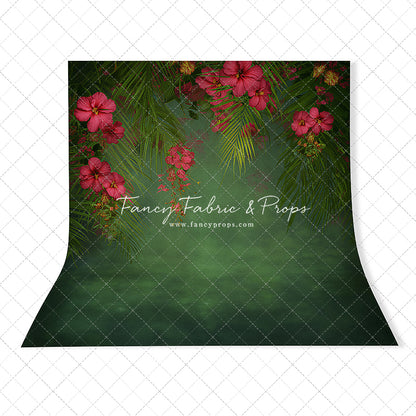 Emerald Hibiscus Haven - With Sweep Option