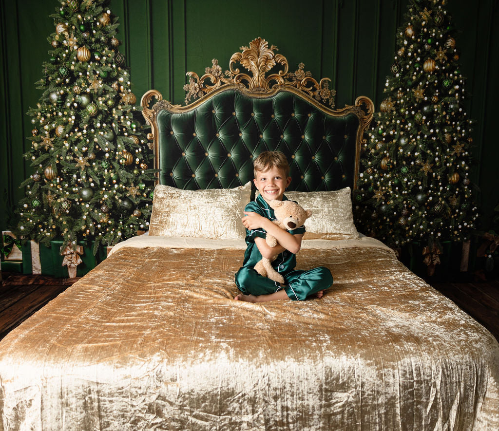 Emerald Holiday Headboard