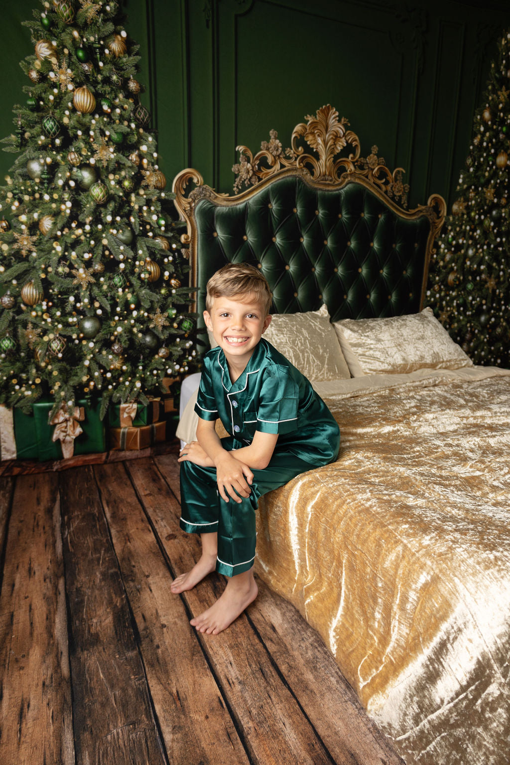Emerald Holiday Headboard