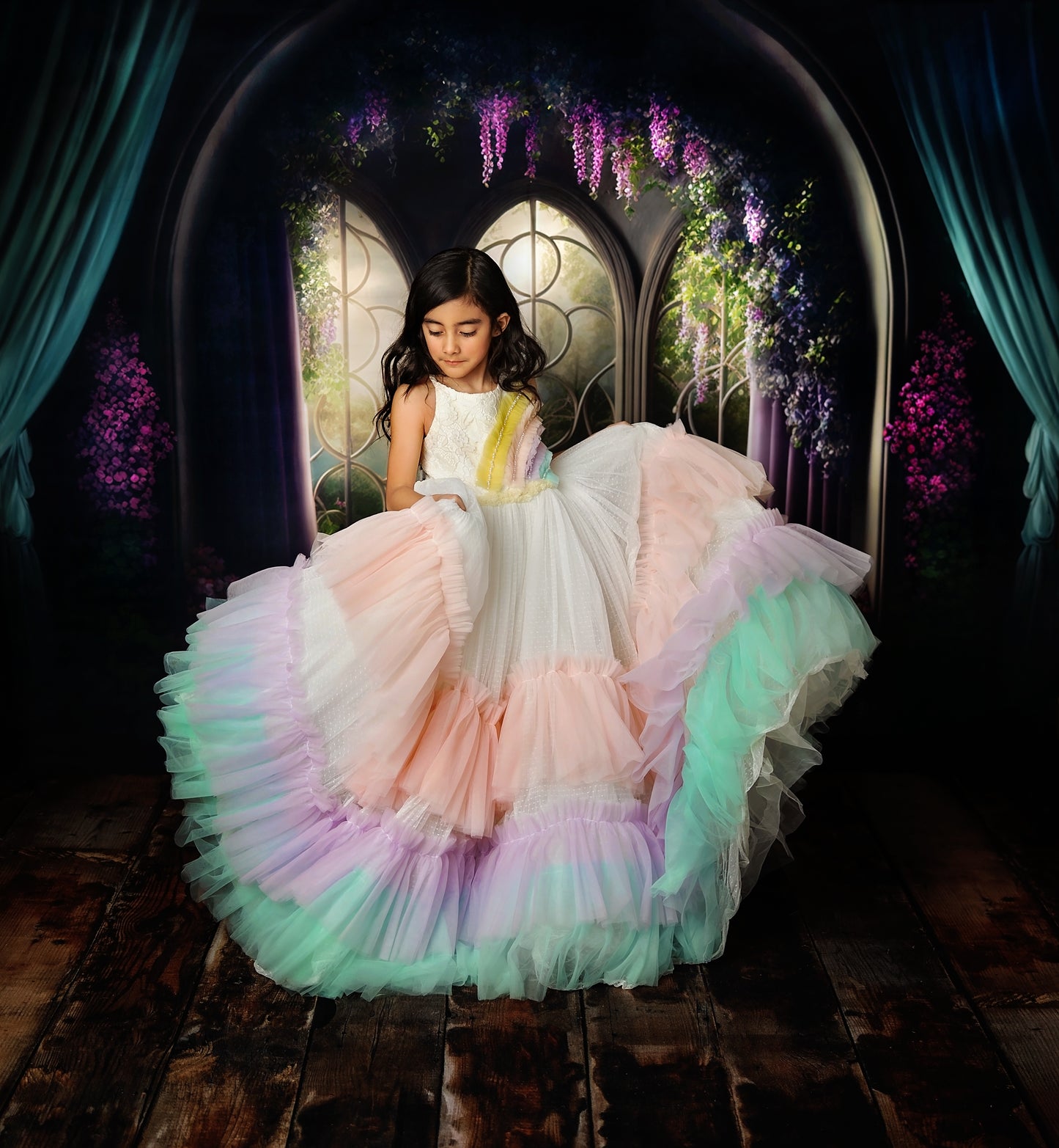 Enchanted Garden View - With Sweep Option