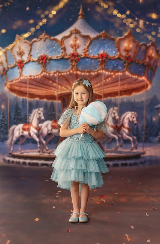 Enchanted Holiday Carousel - With Sweep Option