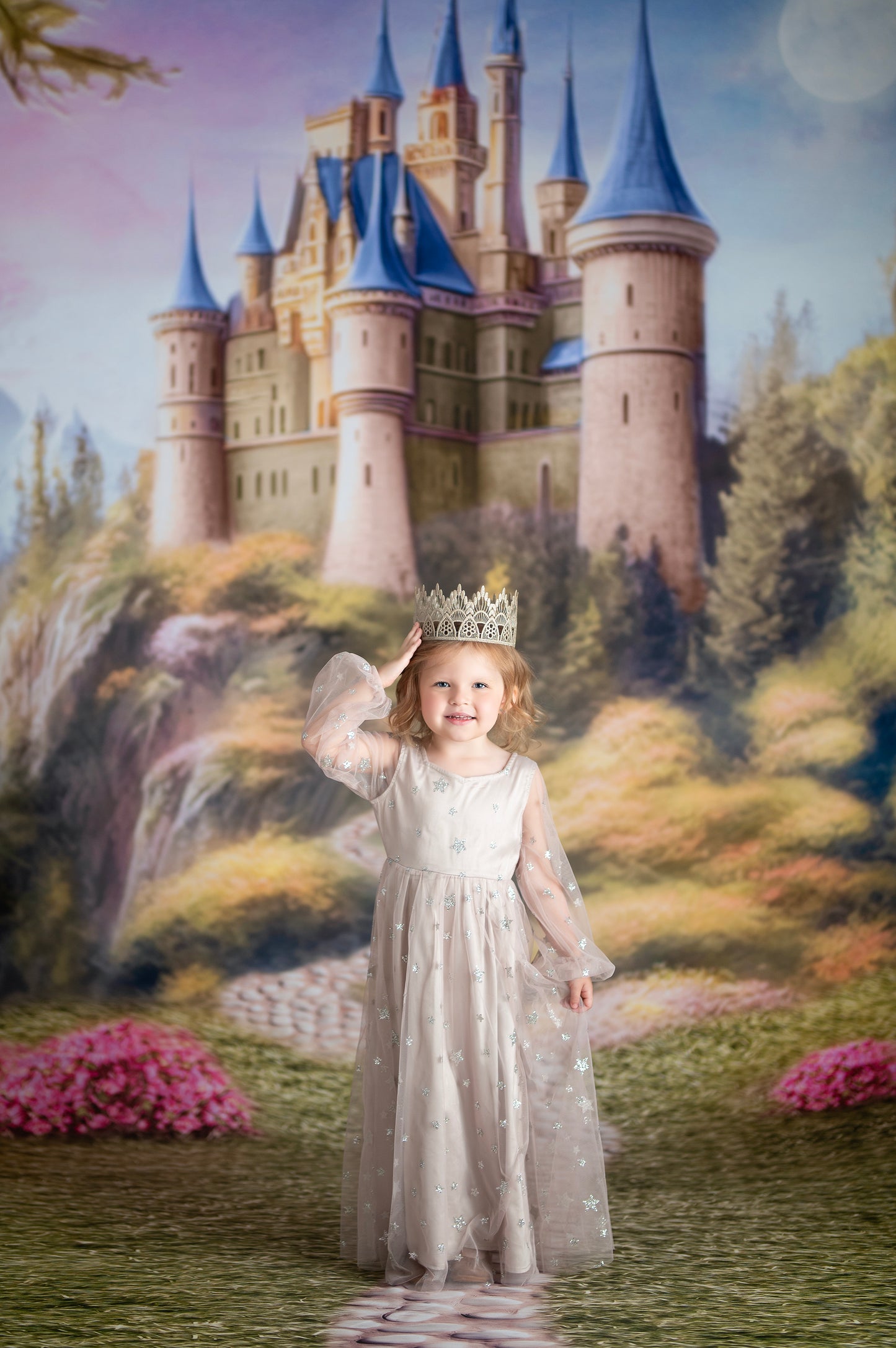 Enchanted Kingdom - Blue - With Sweep Option