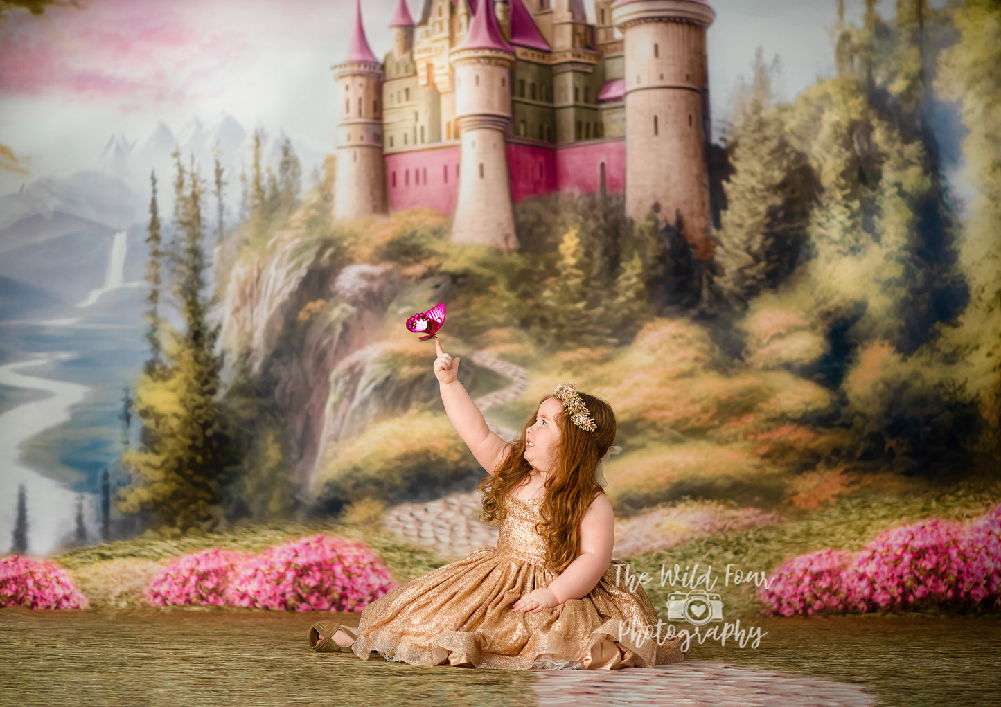Enchanted Kingdom - Pink - With Sweep Option