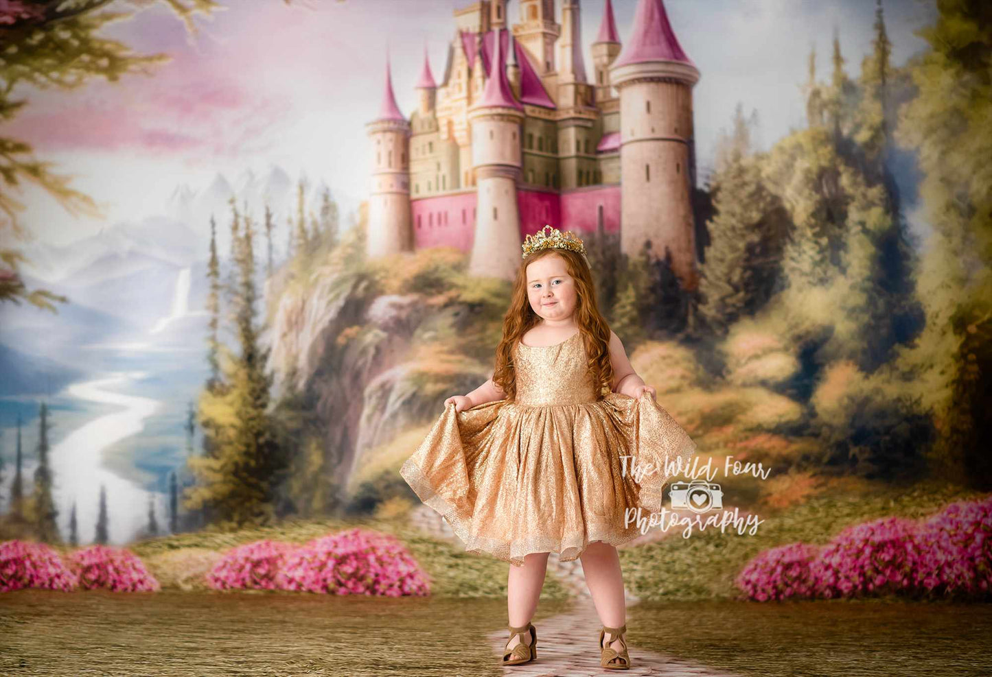 Enchanted Kingdom - Pink - With Sweep Option