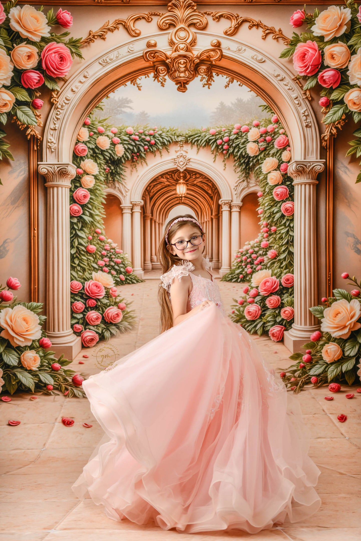 Enchanted Rose Corridor - With Sweep Option