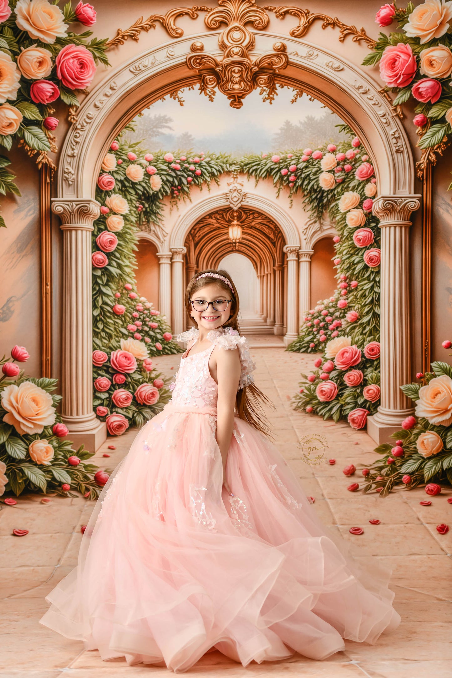 Enchanted Rose Corridor - With Sweep Option