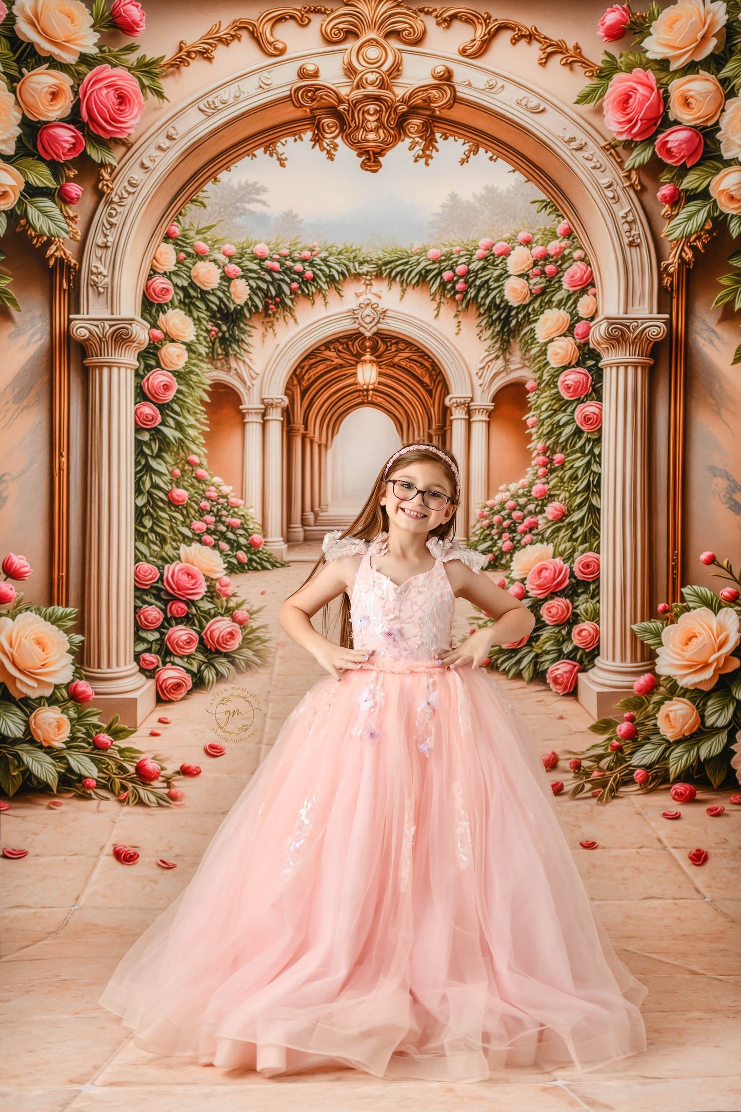 Enchanted Rose Corridor - With Sweep Option