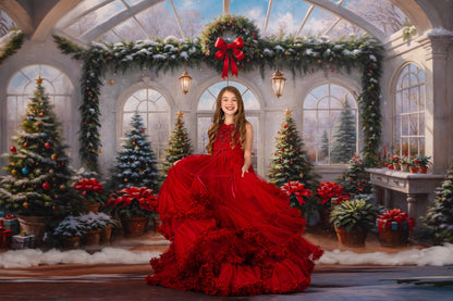 Enchanted Winter Conservatory - With Sweep Option