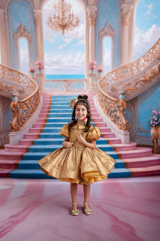 Enchanting Pastel Staircase - With Sweep Option