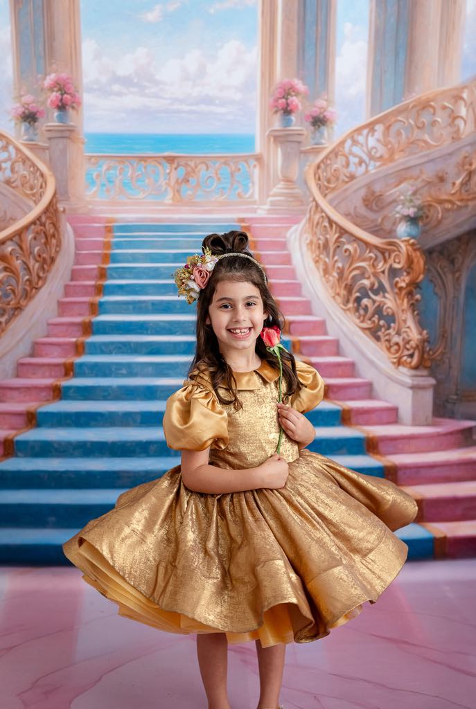 Enchanting Pastel Staircase - With Sweep Option