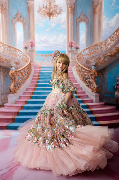 Enchanting Pastel Staircase - With Sweep Option