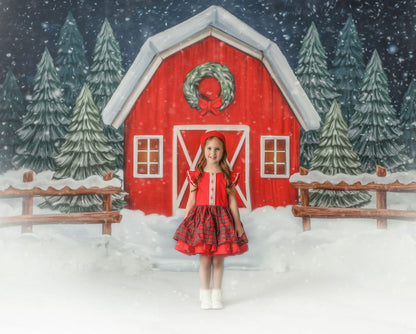 Evening Winter Homestead - with Sweep Option