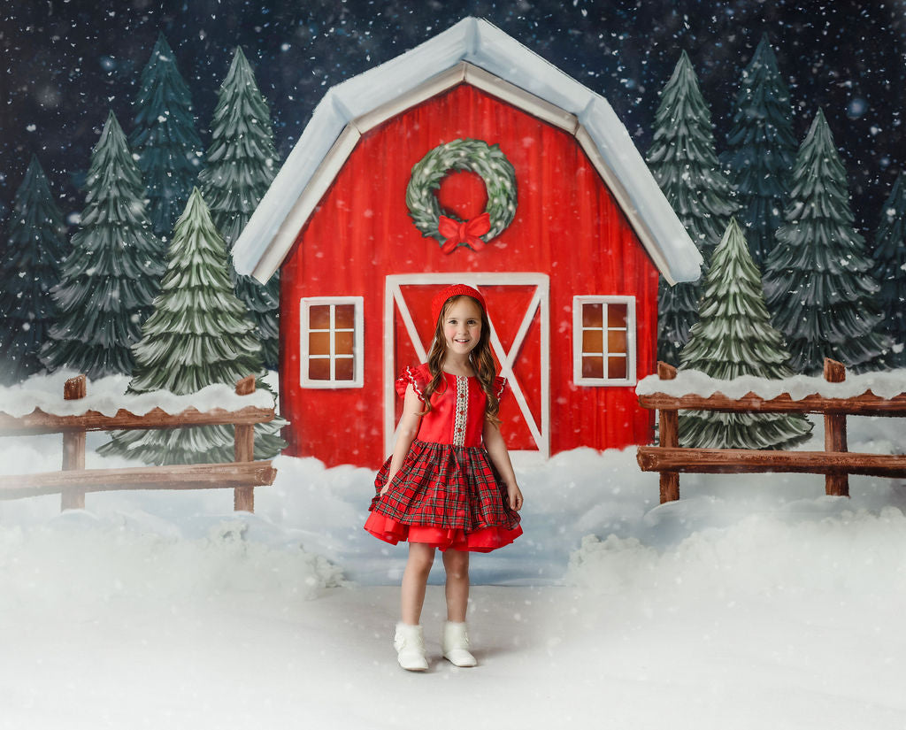 Evening Winter Homestead - with Sweep Option