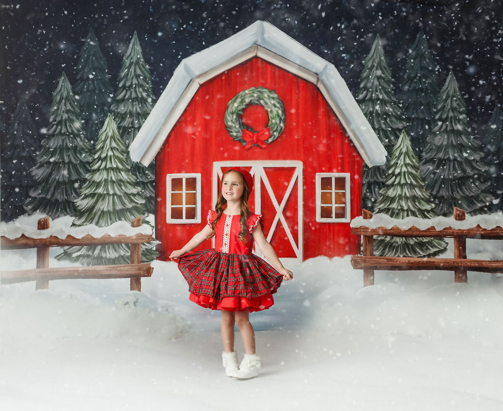 Evening Winter Homestead - with Sweep Option